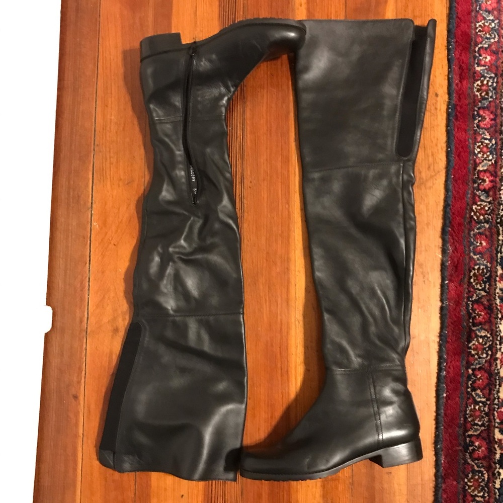 Stuart Weitzman thigh high leather boots- 8.5